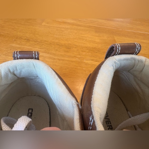 Converse All Star Chuck Taylor Boot High Top Leather boy’s Size 3 650456C - Picture 4 of 11